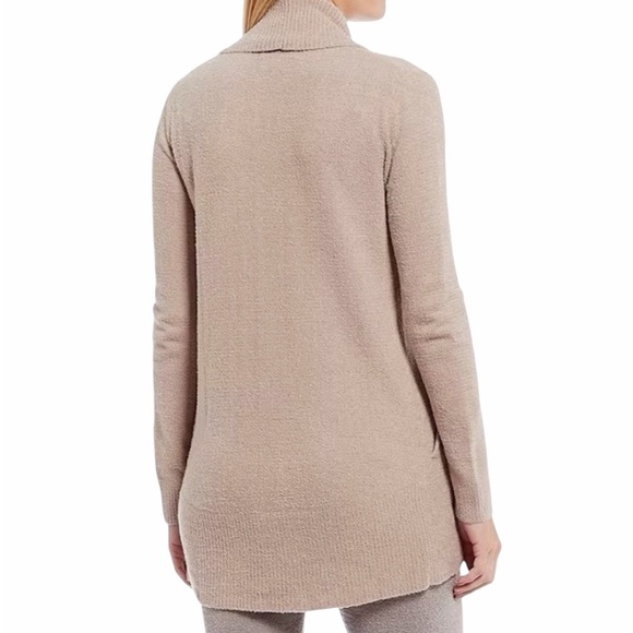 Barefoot Dreams Tan Cozy Chic Lite Open Front Circle Cardigan Sweater size XS/S - Picture 2 of 7